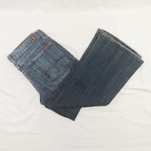 7 For All Mankind Flare Jeans Size 28